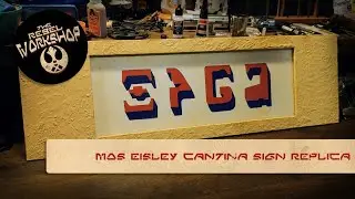 Star Wars Mos Eisley Cantina Sign Replica