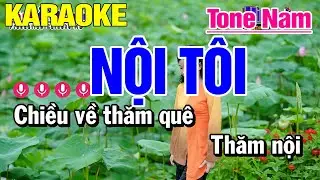 Karaoke Nội Tôi Tone Nam Nhạc Sống Mới Nhất | Karaoke Công Trình