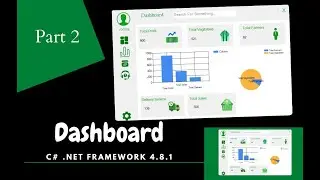 How to Make an Dashboard using C# .NET Framework VS 2022 How to Load Chart Without Database | Part 2