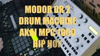 Modor DR-2 drum machine & Akai MPC 1000 '' HIP HOP ''( no talking )
