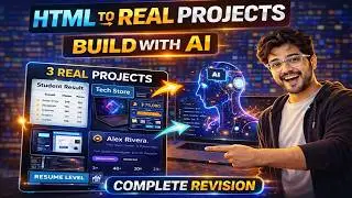 HTML Made Easy – Part 10 🚀 | Real Projects, Revision & Practical Learning