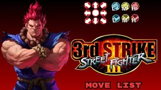 Street Fighter III: 3rd Strike - Akuma Move List