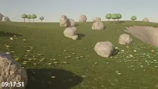 Mini-Life Simulation (Blender 3.6 Simulation Nodes)