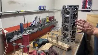 Porting 243 heads lapping valves etc update!
