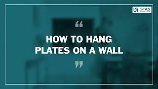 How to hang plates on a wall with plate hangers - STAS picture hanging systems