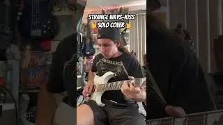 Kiss- Strange Ways (solo cover) #kiss #rock #guitar #guitarsolo #shorts