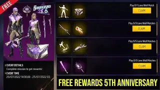 5th anniversary all free reward || 5th anniversary all item