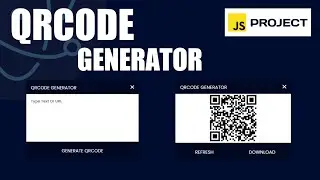 🙄 Build qr code generator app using electron js | html css | ( intermediate javascript project )