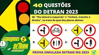 Questões da prova teorica detran 2023, prova do detran 2023, 