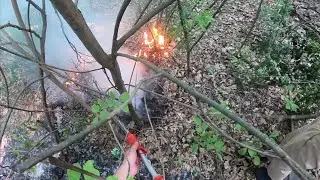 СПАСАЕМ ЛЕС ОТ ОГНЯ!!! ПОЖАР В ДУБОВОЙ ПОСАДКЕ!!! ПОСЛЕДСТВИЯ СБИТОГО БПЛА