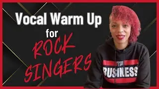 Vocal Warm Up for Rock Singers | Vocal Strength and Powerrrrr! | Like & Subscribe!