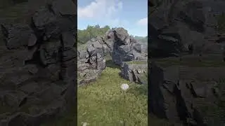 СКАЛЫ ЛУЧШЕЕ МЕСТО ДЛЯ ПОСТРОЙКИ ДОМА RUST/РАСТ 