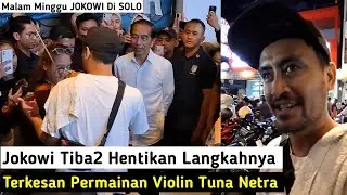 Jokowi Dibawakan Lagu "Falling In Love" Malam Mingguan Di Solo