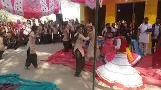 राजस्थानी ग्रामीण डान्स//Rajasthani village school dance