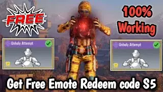 Get Free Emote in codm | New Emote Redeem code codm June 2021 | Season 5 Free Emote codm