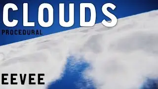 Blender 2.8 - Procedural Clouds Eevee 