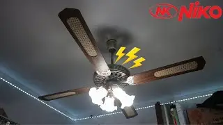 52" Niko Ceiling Fan | Pre Restoration