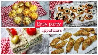 Easy and quick appetizers for parties  - Party snack recipes to make at home