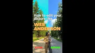 How to EDIT your PICTURE like WES ANDERSON using Lightroom #wesanderson #editphoto #lightroom