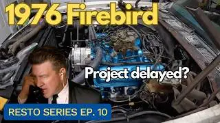 1976 Pontiac Firebird - Reassembling 350 engine accessories & floor pan prep - Ep. 10