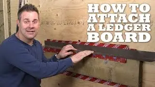 How to Attach a Ledger Board for a Deck