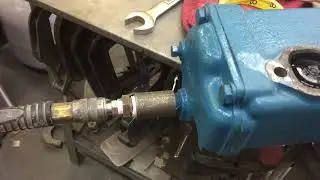 How to check for cracks in marine exhaust manifold