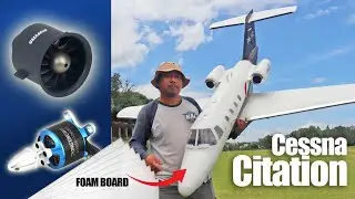Build Cessna Citation RC Plane from Scratch (Full Build & Flight)
