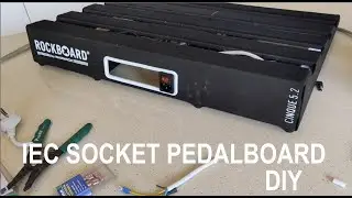 CHEAP PEDALBOARD IEC POWER SOCKET & SWITCH - DIY