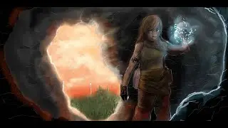 Cave - speedpaint- light and dark study