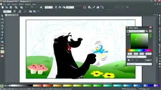 Cartooning with Xara Designer Pro 7 and Wacom Cintiq 12WX