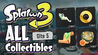 Splatoon 3 (Story Mode) - All Collectables - Site 5: Eco-Forest Treehills (100% Guide)
