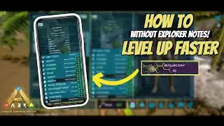 How to LEVEL UP FASTER in ARK MOBILE REVAMP | ARK Ultimate Mobile Edition #arkmobile #ark #howto