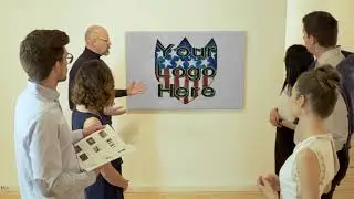 Art Expo Speech Rectangular Logo