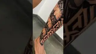 Full Under Knee  Band Tattoo design