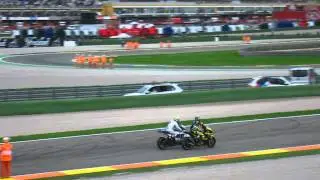 MotoGP wheelie of Stoner in Valenica 2011