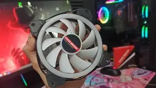 REVIEW  COOLMOON RGB FAN DO ALIEXPRESS VALE A PENA? (2 ANOS DE USO) - Ventoinha Resfria o PC?