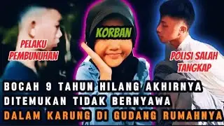 PEMBUNUHAN ULUJAMI PEMALANG JASAD BOCAH 9 TAHUN DITEMUKAN DALAM KARUNG DI GUDANG RUMAHNYA