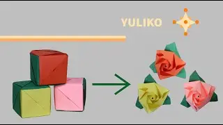 How to Make an Origami Magic Rose Cube