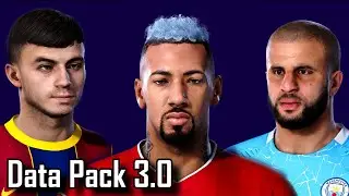 PES 2021 - Data Pack 3.0 🔥 ALL 50+ NEW FACES UPDATE ✅ ft. Pedri, Araujo, Boateng, Chilwell