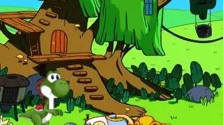 Random Mugen Battle- Yoshi vs. Finn & Jake