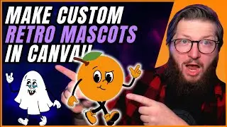 Make your own Miss Minutes Logo in Canva | Canva for Streamers