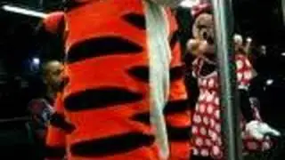 Tigger and Minnie on the City Bus