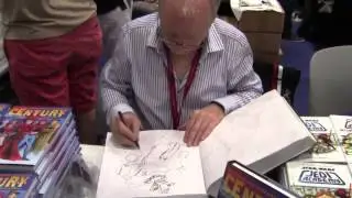 Kevin O'Neill Drawing in the Sketchbook