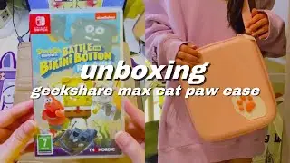 unboxing 💝 geekshare max cat paw case