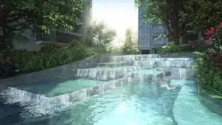The Times Garden fly-through--- Video made by Silkroad CG