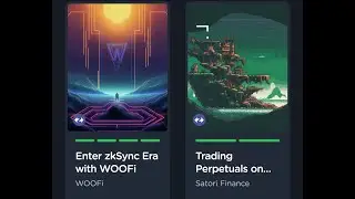 Layer3 zkSync Quests - Satori Finance, WOOFI