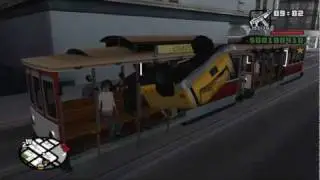 GTA San Andreas: Taxi fährt mit einer Cable Car [720p60 ᴴᴰ]