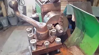 Мой самодельный токарный станок по металлу ,обзор.
