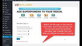 Review of Vooplayer plugin with login  problems