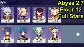 [Abyss Guide] 4 Star characters & weapons spiral abyss 2.7 floor 12 Genshin Impact